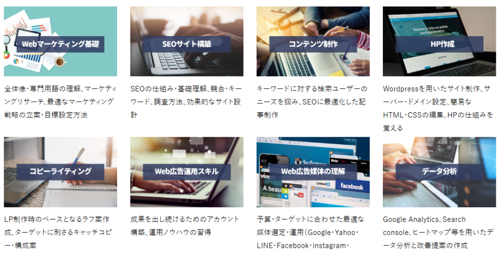 カリキュラムの内容紹介