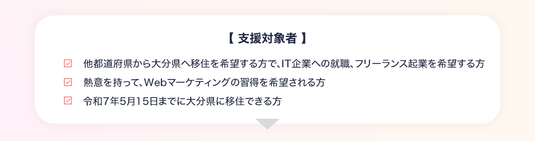 支援対象者の３条件